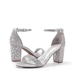 DREAM PAIRS Women's Chunk Low Heel Pump