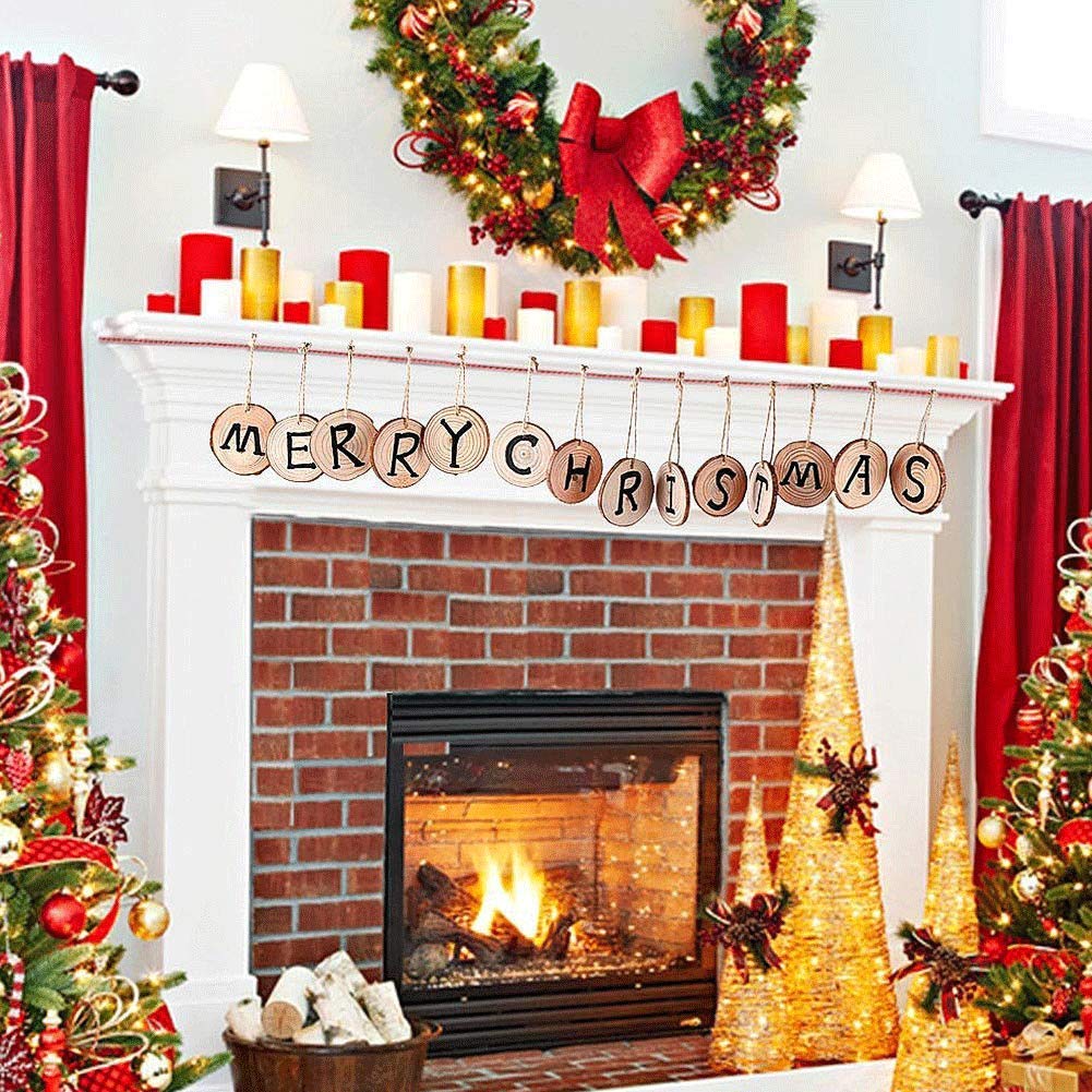 Natural Wood Slices, 40PCS 2.8\