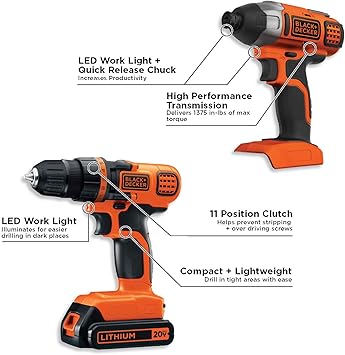 BLACK+DECKER BD2KITCDDI Power Drills product image 2