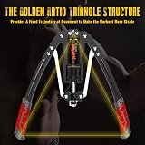 LEJIEYIN Twister Arm Exerciser Adjustable 22-440 lb Red view 4