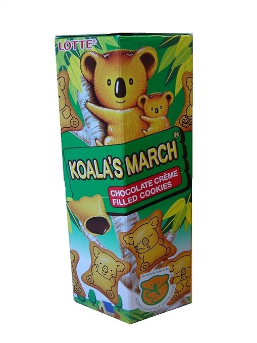 Lotte Koala Cookie Chocolate, 1.45Ounce Cookies (Pack of 3