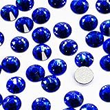 qiipii 400pcs SS30 Royal Blue Nail Rhinestones Bulk