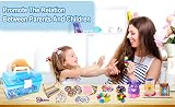 obqo 1800+ Pcs Kids Craft Box Purple Storage Box Art Set for Preschool view 7