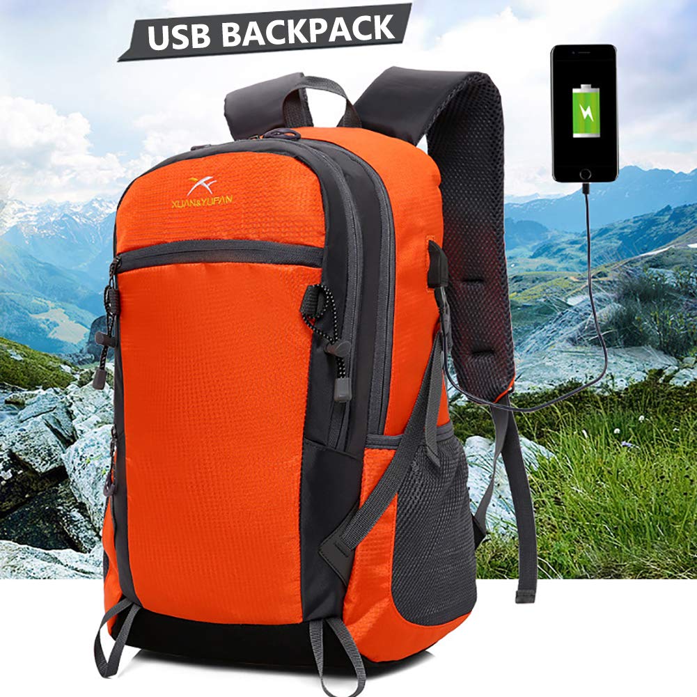 Durable Waterproof Nylon Backpack Outdoor Sports Daypack for Men and