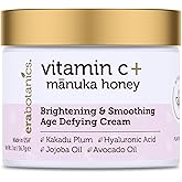Era Organics Advanced Vitamin C Face Cream - Brightening and Nourishing with Jojoba Oil, Kakadu Plum for Fine Lines, Wrinkles