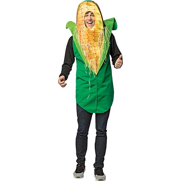 Disfraz De Mazorca De Maíz Funidelia – Talla Única Para Adultos, Perfecto Para Carnaval Y Halloween