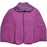 Toutacoo Großer Damen-Poncho - Französischer Wollponcho 160x120cm In Ecru