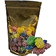 Nimiano Brand Assorted Four Flavor Sour Power Bursts Freshly Packaged in Reusable Pouch | 1 Lb. (Assorted Bursts)
