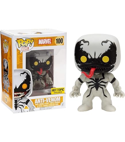 Funko Marvel Pop No. 401 Anti-Venom GITD Special Edition : Amazon