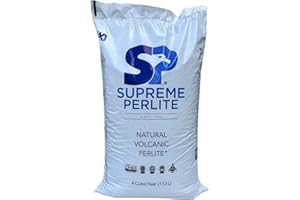 Supreme Perlite Medium Horticultural Perlite, 4 Cubic Feet Bag - Organic Potting Soil Mix Amendment for Seed Starting, Succul