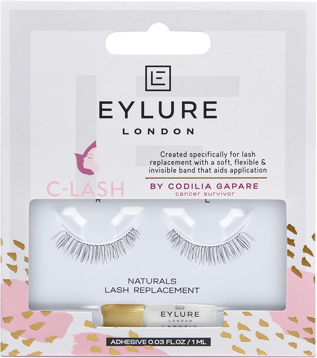 Eylure C-Lash Naturals False Lashes, Grey