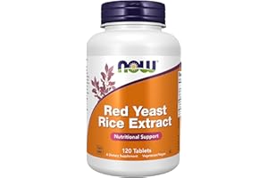 NOW FOODS NOW Supplements, Red Yeast Rice (Monascus purpureus) 1,200 mg, Nutritional Support, 120 Tablets