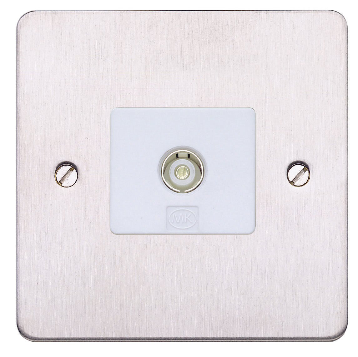 MK Edge K14320BSSW TV/ FM Single Non-Isolated Socket
