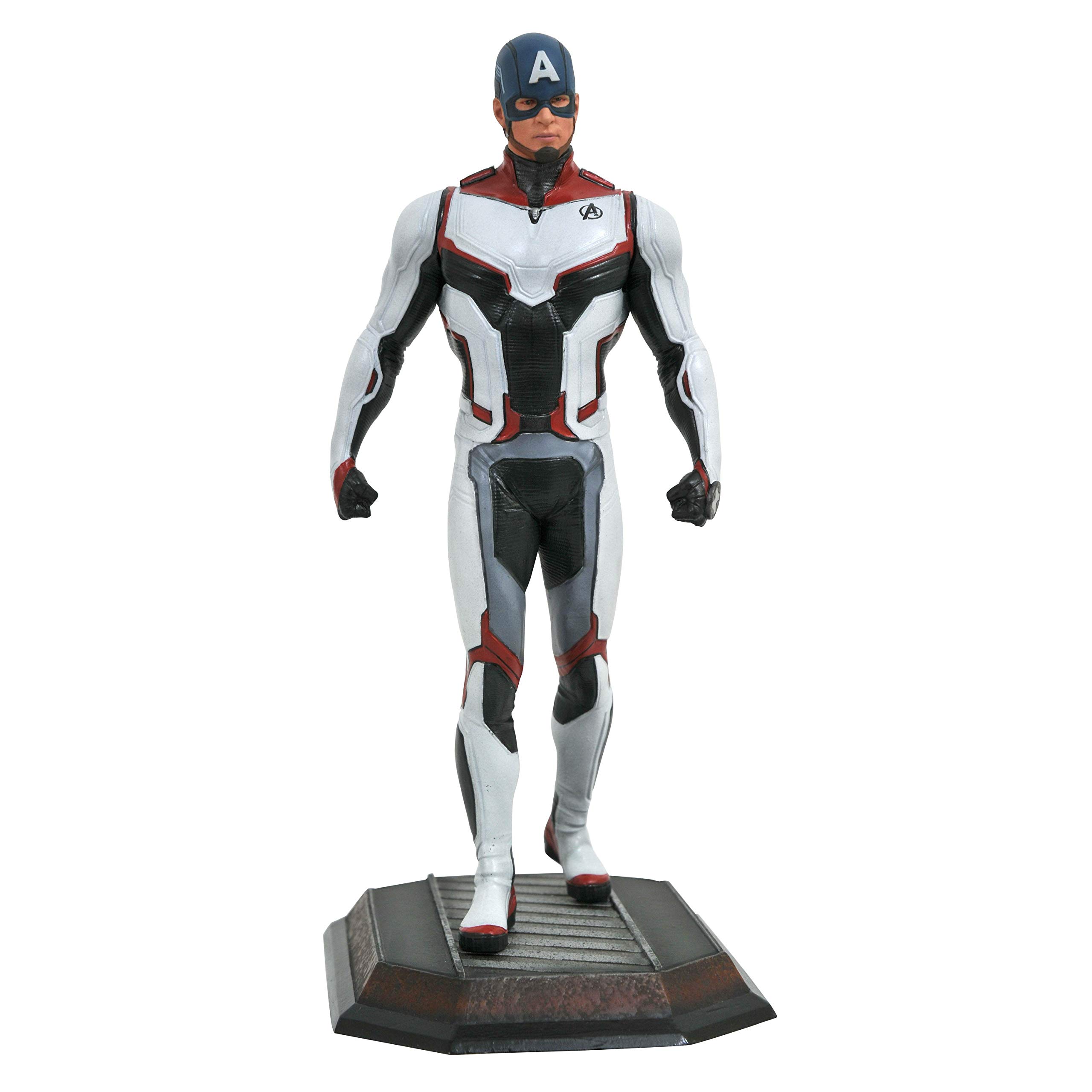 DIAMOND SELECT TOYS SEP201926 Marvel Gallery Avengers4 Team Suit Captain America Statue, Multicolor One-Size