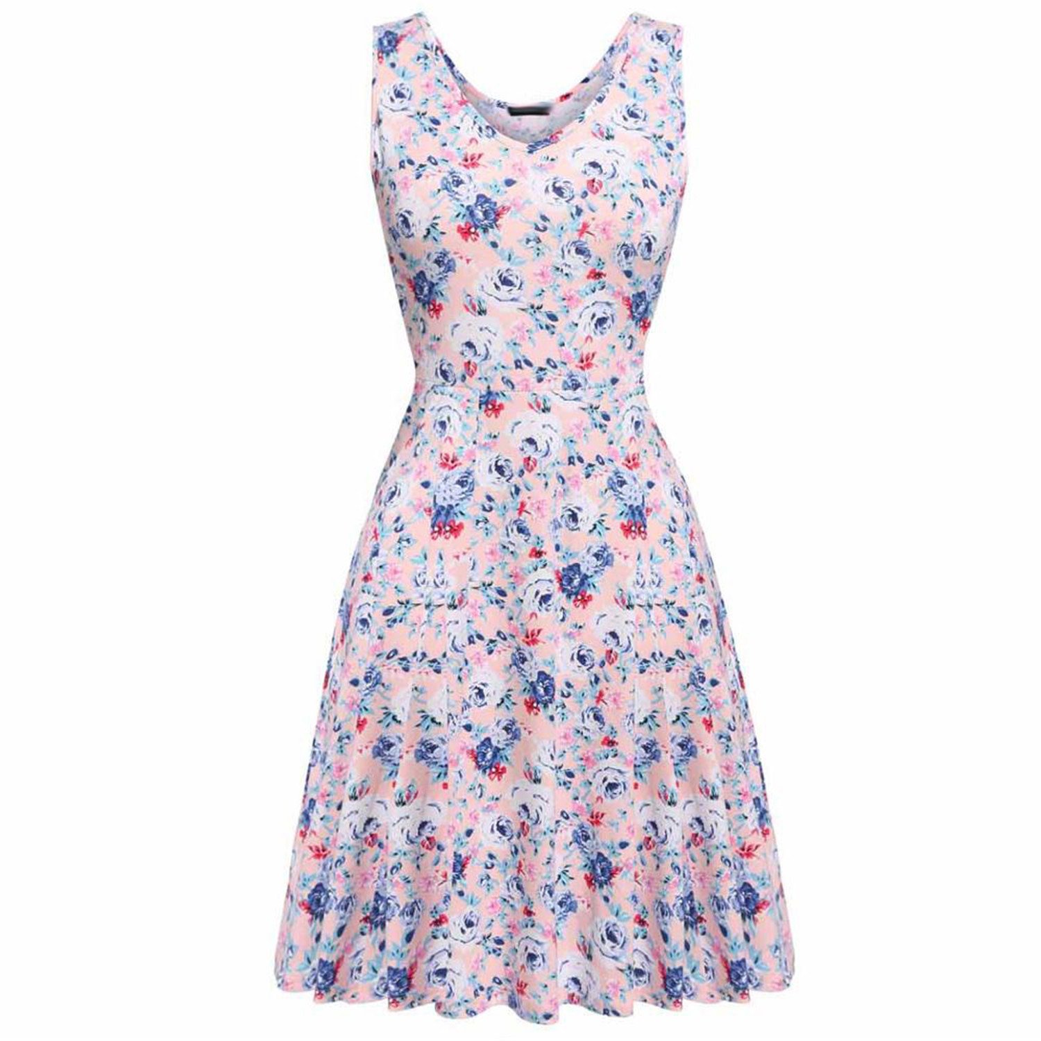 pastel pink sundress