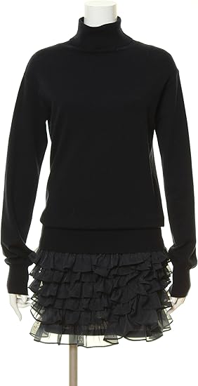 Amazon Co Jp スナイデル フリルスカート ニットコンビワンピ Swno Nvy 日本 F Free サイズ 服 ファッション小物