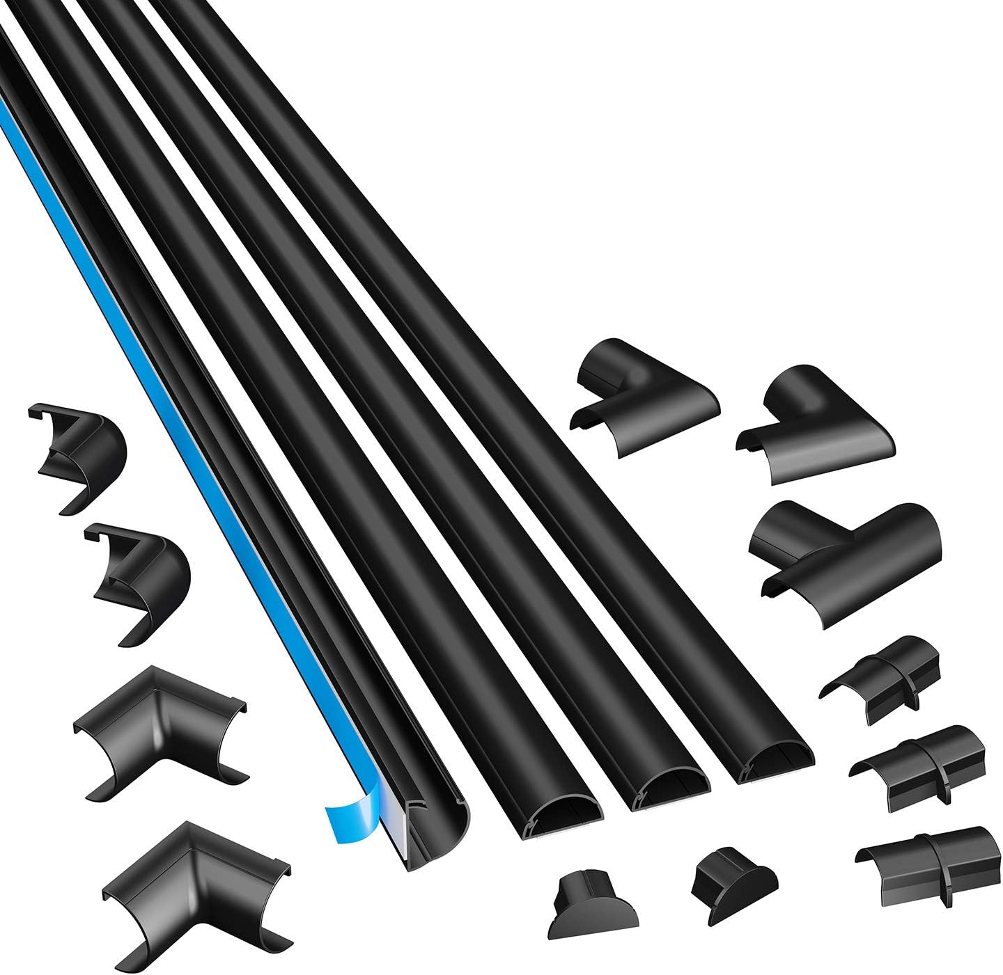 Pyle Ramp 1 Channel Rubber Floor Cord Concealer Heavy Duty Cable Protector Wire Hose Pipe Hider Driveway Protective Best Buy Canada