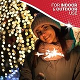 The Christmas Workshop 100 Warm White LED Lights 12.9m Indoor Outdoor view 7
