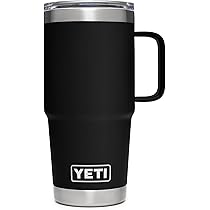 YETI Rambler 20 oz Travel Mug, Stainless Steel, Vacuum Insulated