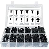 415pcs Push Retainer Kit - Nylon Bumper Fastener Rivet Clips Expansion Screws Auto Push Pin Rivets