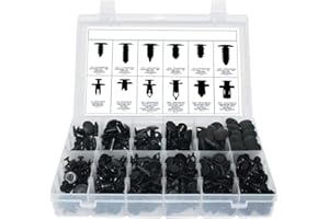 415pcs Push Retainer Kit - Nylon Bumper Fastener Rivet Clips Expansion Screws Auto Push Pin Rivets