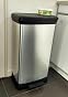 Poubelle Curver 50L à Pédale - Noir Et Argent - Neuf Sous Emballage - Design Moderne