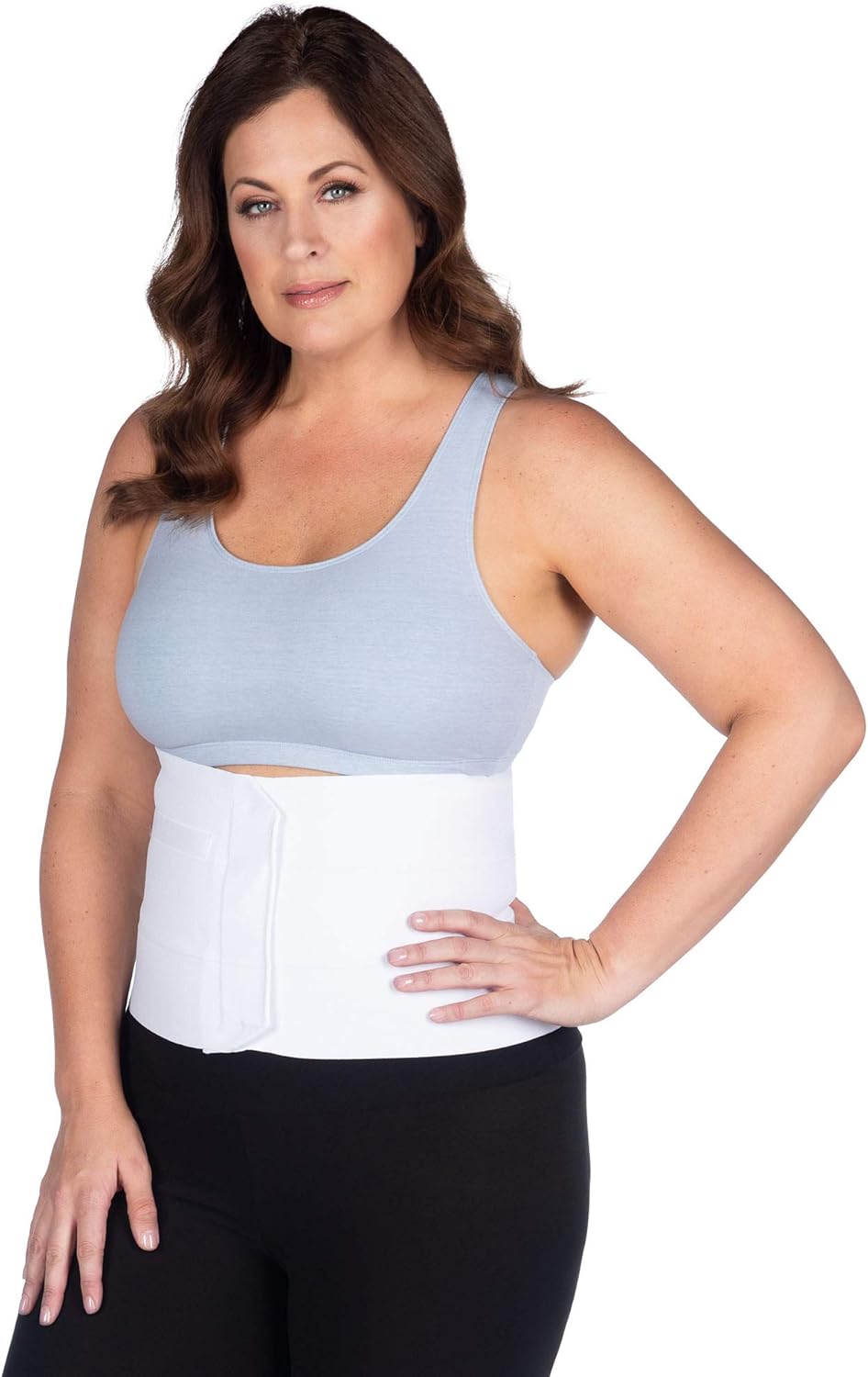 Leading Lady Women's Abdominal Binder & Waist Support, ML - 9" Height: Health & Personal Care