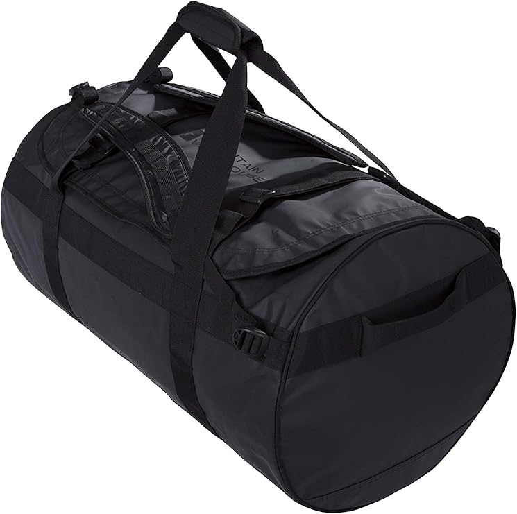 Mountain Warehouse 90 Cargo Duffle Bag 3 Ways to Carry Backpack Black