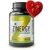 Dr. Zisman ZINERGY Natural Energy & Vitality Support – All-Natural Formula for Men and Women – Enhances Energy Levels & Hormonal Balance – 60 Premium Capsules