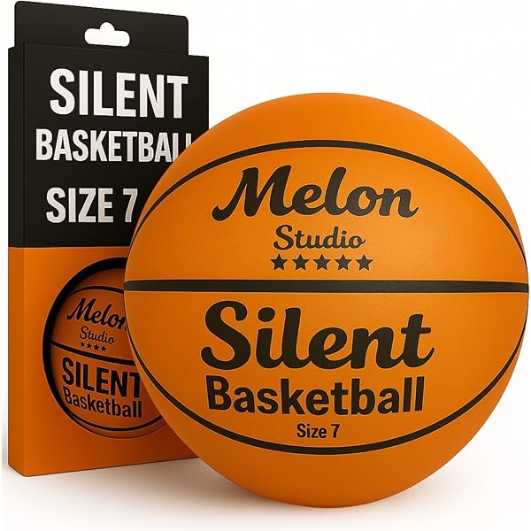 Silent Basketball Size 7 (29.5") - Quiet Indoor Foam Basketball