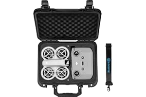 Lekufee Portable Waterproof Hard Case for DJI Neo Drone,DJI Neo Fly More Combo,DJI RC-N3,RC-N2 Remote Controllers and Accesso