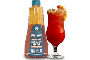 BLUEGREEN BLUE GREEN ORGANICS, Agave syrup, Gluten free, Vegan, Low Carb, Organic, Sweetener, cakes, coffees, pancakes or any baked good, Family-friendly, Sugar substitute, Light, 32 oz
