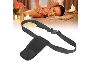 Massage Oil Holster Bag for Masseuses, Adjustable Waist Bag for Massage Bottles, Portable Massage Supplies Carrier with Singl