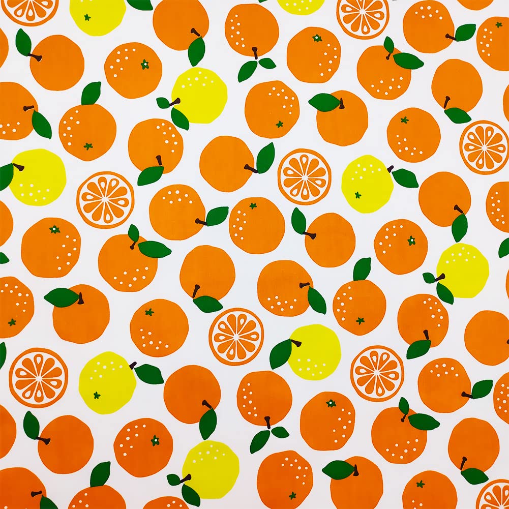 QiMicody Fat Quarters Fabric Bundles, 10 Pcs 100% Cotton 19.69” x 19.69” (50cmx50cm) Precut Quilting Fabric Squares Sheets for DIY Patchwork Sewing Quilting Crafting, No Repeat Design (Fruit Pattern)