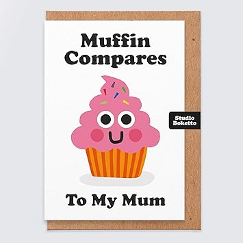 Muttertagskarte von Tochter - lustige Muttertagskarte - Mutter  Geburtstagskarte - Geburtstagstorte - Kawaii - Muttertagsgeschenk - Mama -  Cupcake - Mutter Geschenk - für Mama: Amazon.de: Bürobedarf & Schreibwaren