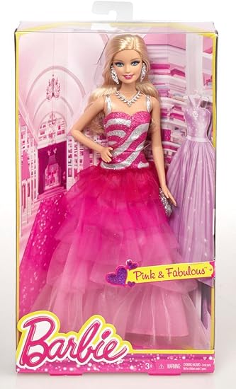 pretty in pink barbie doll