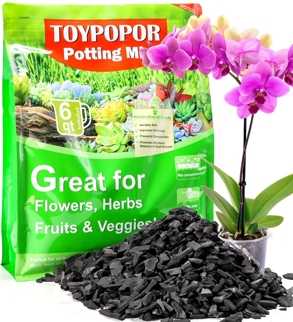 TOYPOPOR Horticultural Charcoal for Indoor Plants