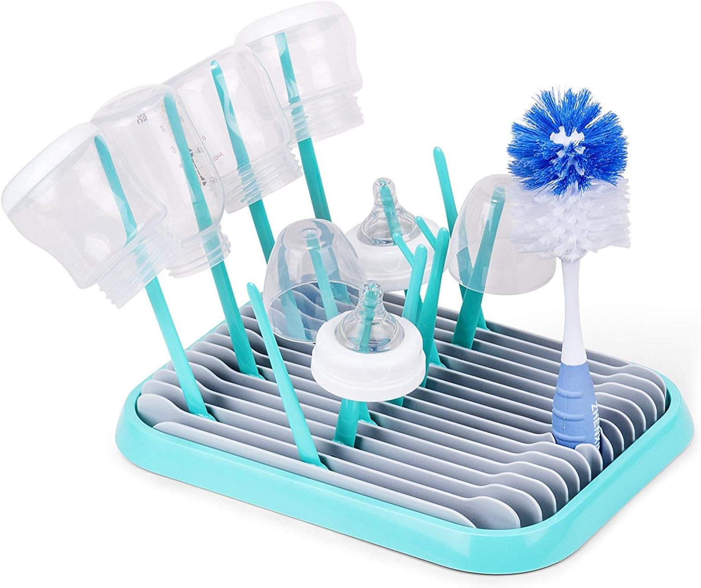 Bottle Drying Rack,Baby Bottle Dryer Holder for Feeding Accessories with Brush