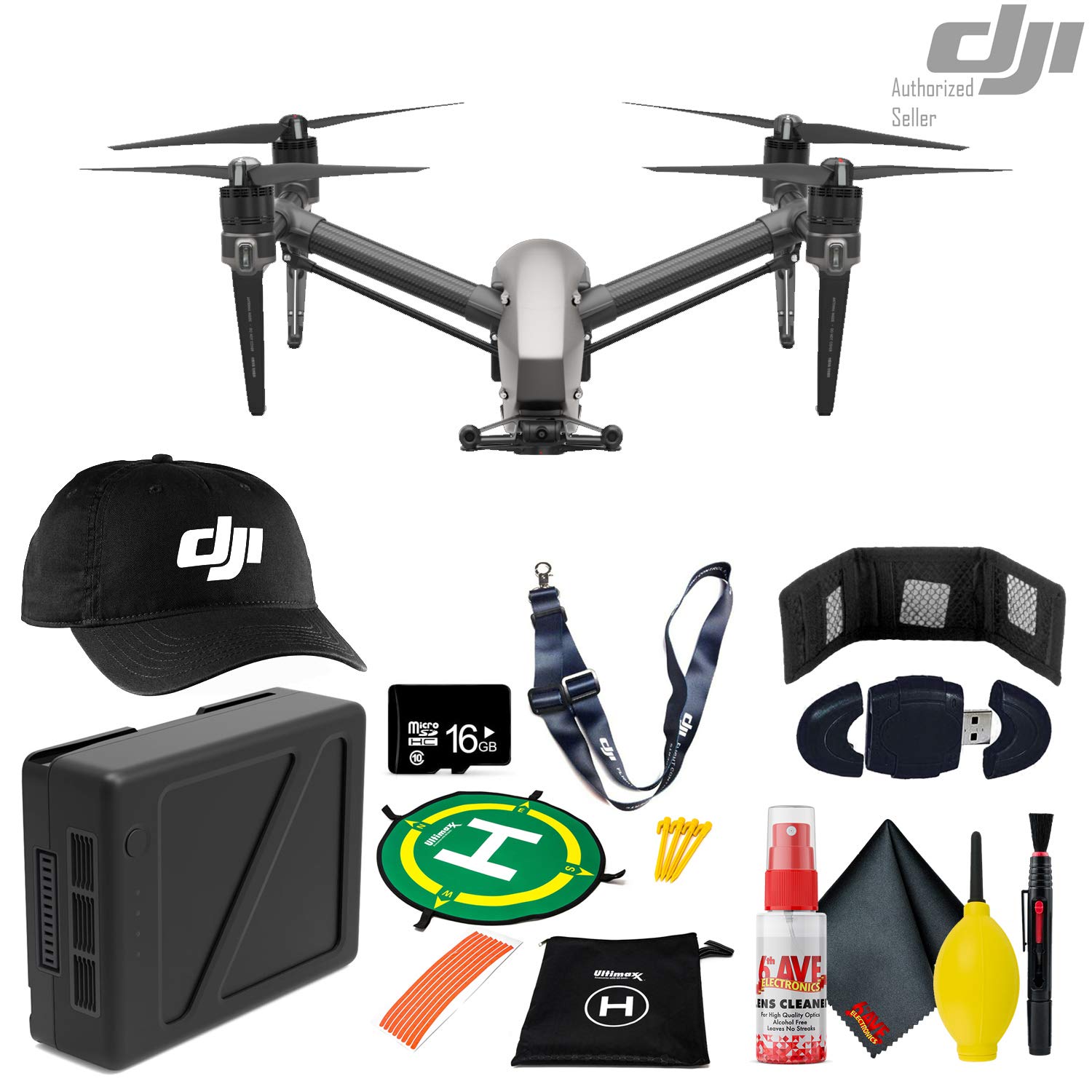 DJI Inspire 2 Quadcopter Drone TB50 Battery Landing Pad ...