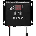 Briidea Heating PID Temperature Controller, -40℉~302℉/-40℃~150℃, Independent Pump Control, Pre-Wired Digital Home Brewing Controller, P/S/M Three Modes, Precise Temperature Setting & Adjustment
