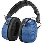 ZOHAN 019 Noise Cancelling Headphones for Adult - NRR 28dB Hearing Protection Ear Muffs for Working, Shooting, Mowing, Autism