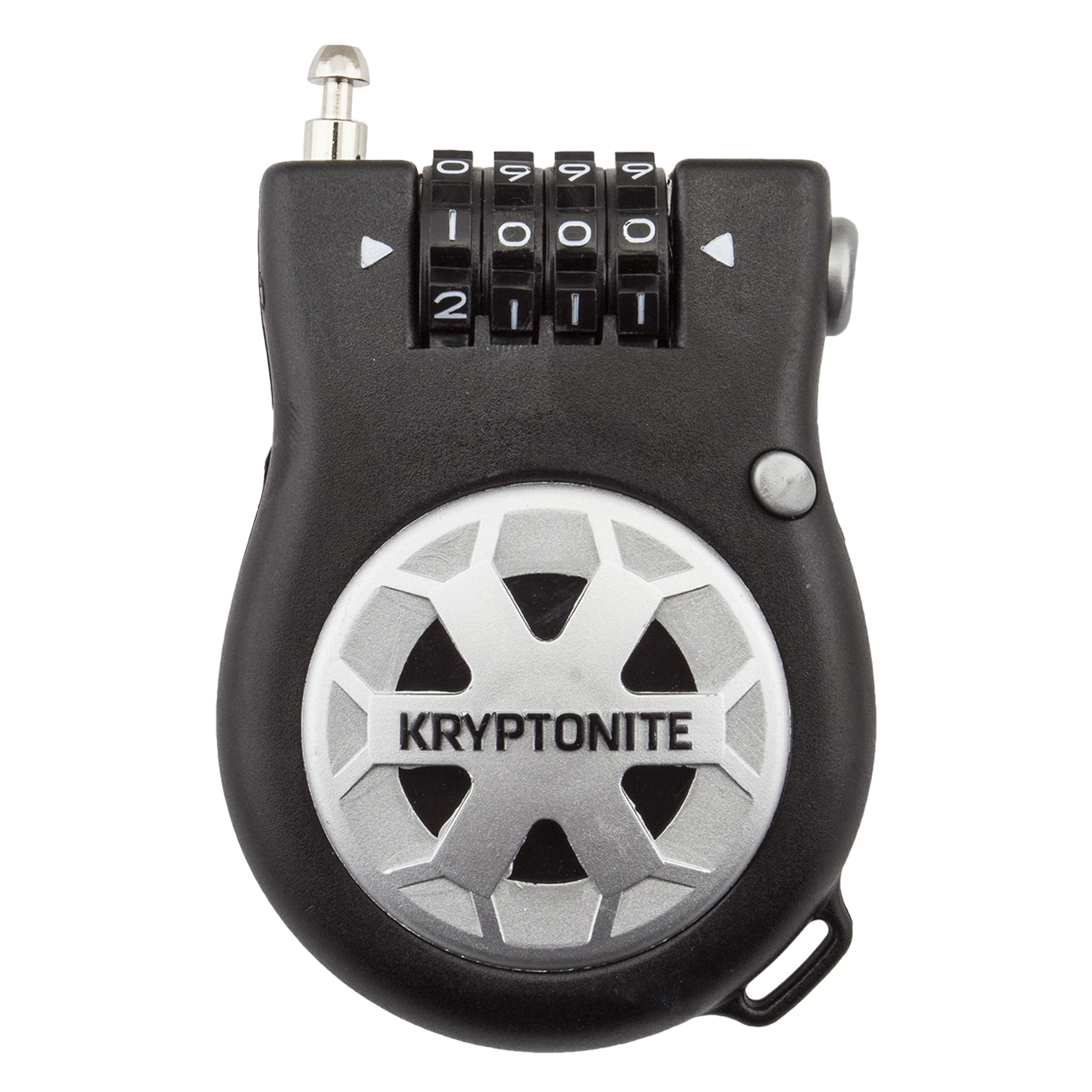 Kryptonite Kryptoflex R2 Retractor Pocket Combo Cable, Black, One Size, 280187