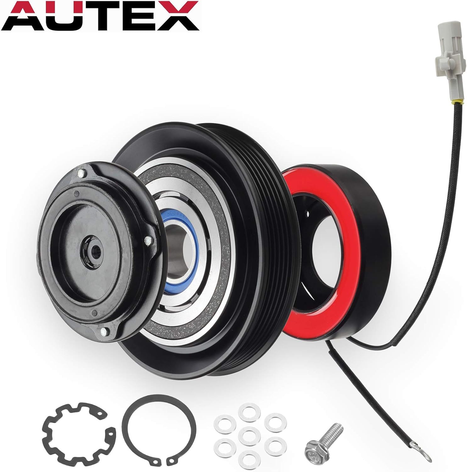 AUTEX AC A/C Compressor Clutch Coil Assembly Kit 88320