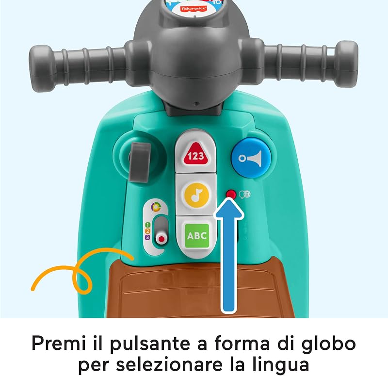 Ridi e Impara Smart Stages Scooter cavalcabile, multilingue