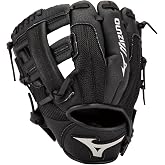 Mizuno Prospect PowerClose Youth Baseball Glove Series I V-Flex Notch I Parashock Palm Pad I Buttersoft Palm Liner