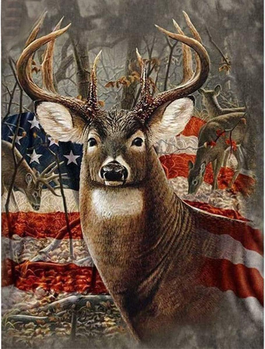 Diamond Painting Kits for Adults Kids 5D DIY Full Drill Crystal Rhinestone Embroidery Stitch Arts Deer