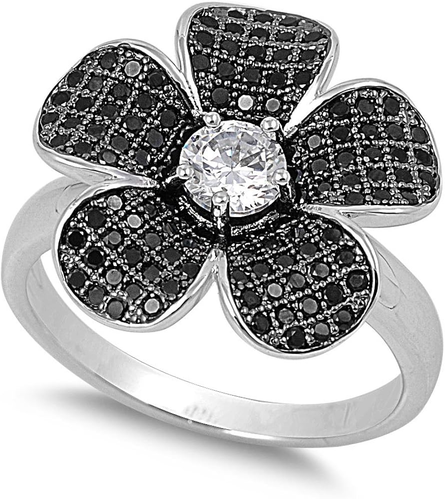 silver dahlia jewellery
