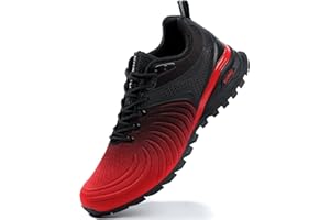 Kricely Men's Walking Shoes Breathable Lightweight Fashion Sneakers Non Slip Sport Gym Jogging Trail Running Shoes
