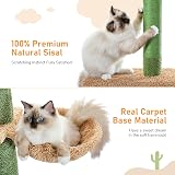 PAWZ Road Cactus Cat Tree Floor to Ceiling 239-275cm 5 Tiers view 4