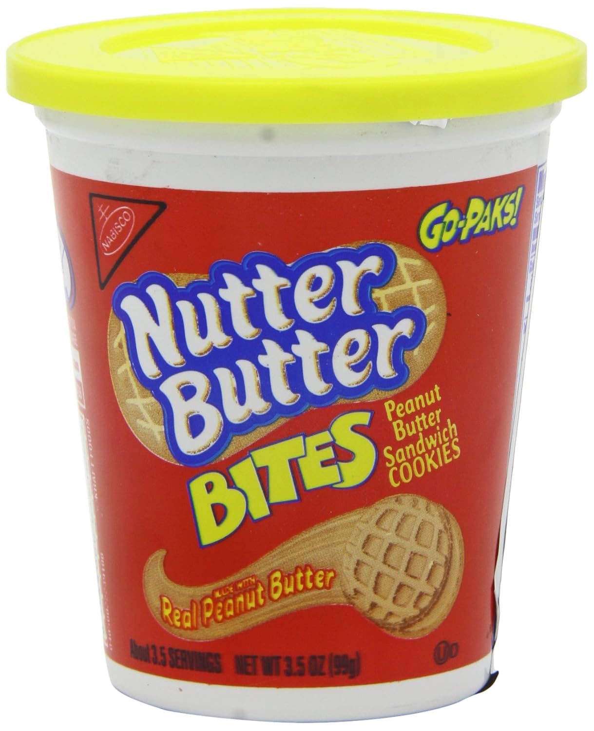 Nabisco nutter Butter cookie bites - go paks Peanut Butter sandwich (044000004187)